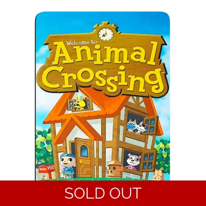 Animal Crossing Glitter Full Magnetic Back Magnet